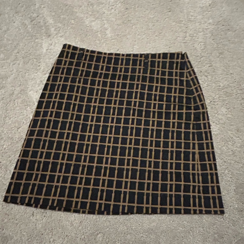 INC patterned skirt